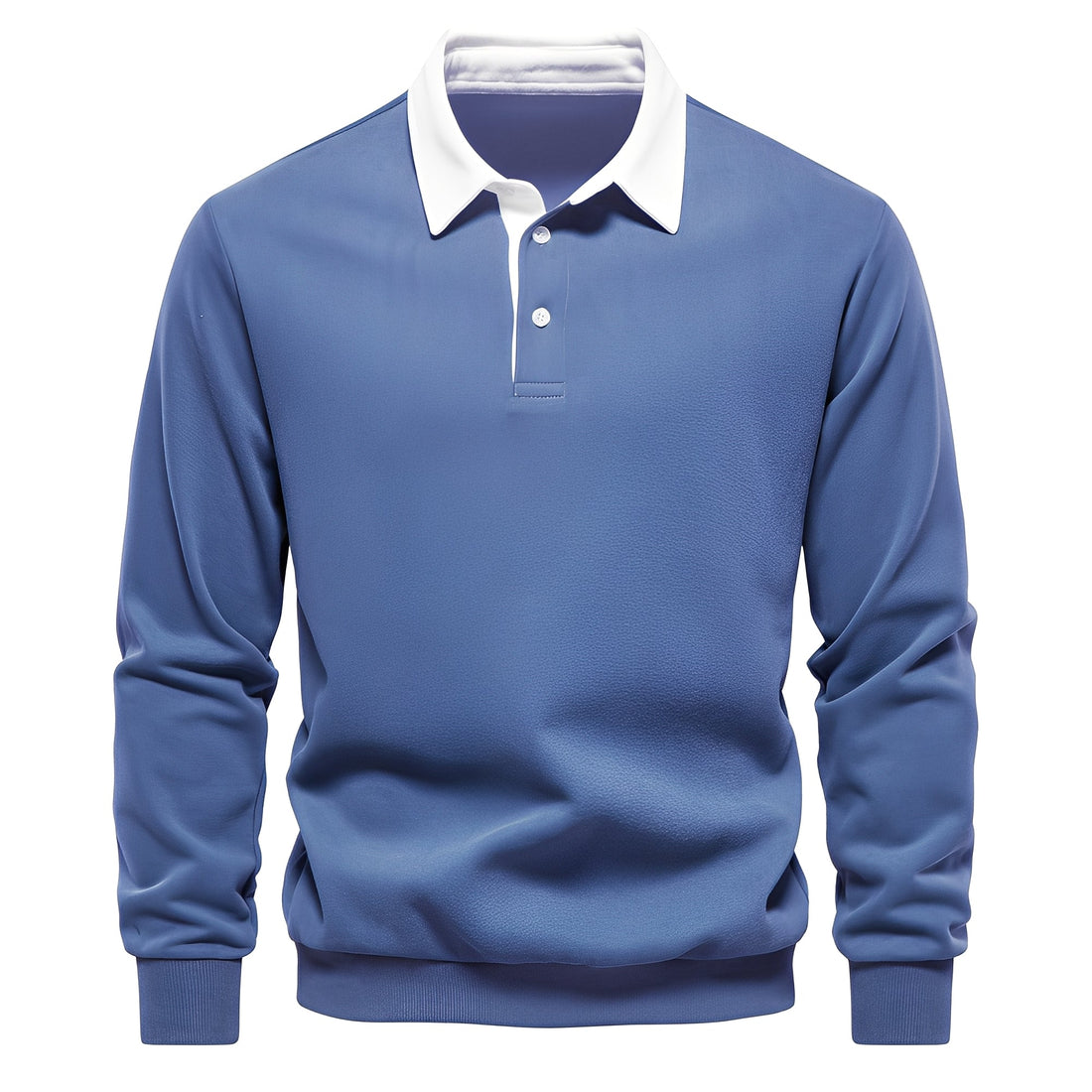 Shelton - Casual Long Sleeve Polo Shirt for Men