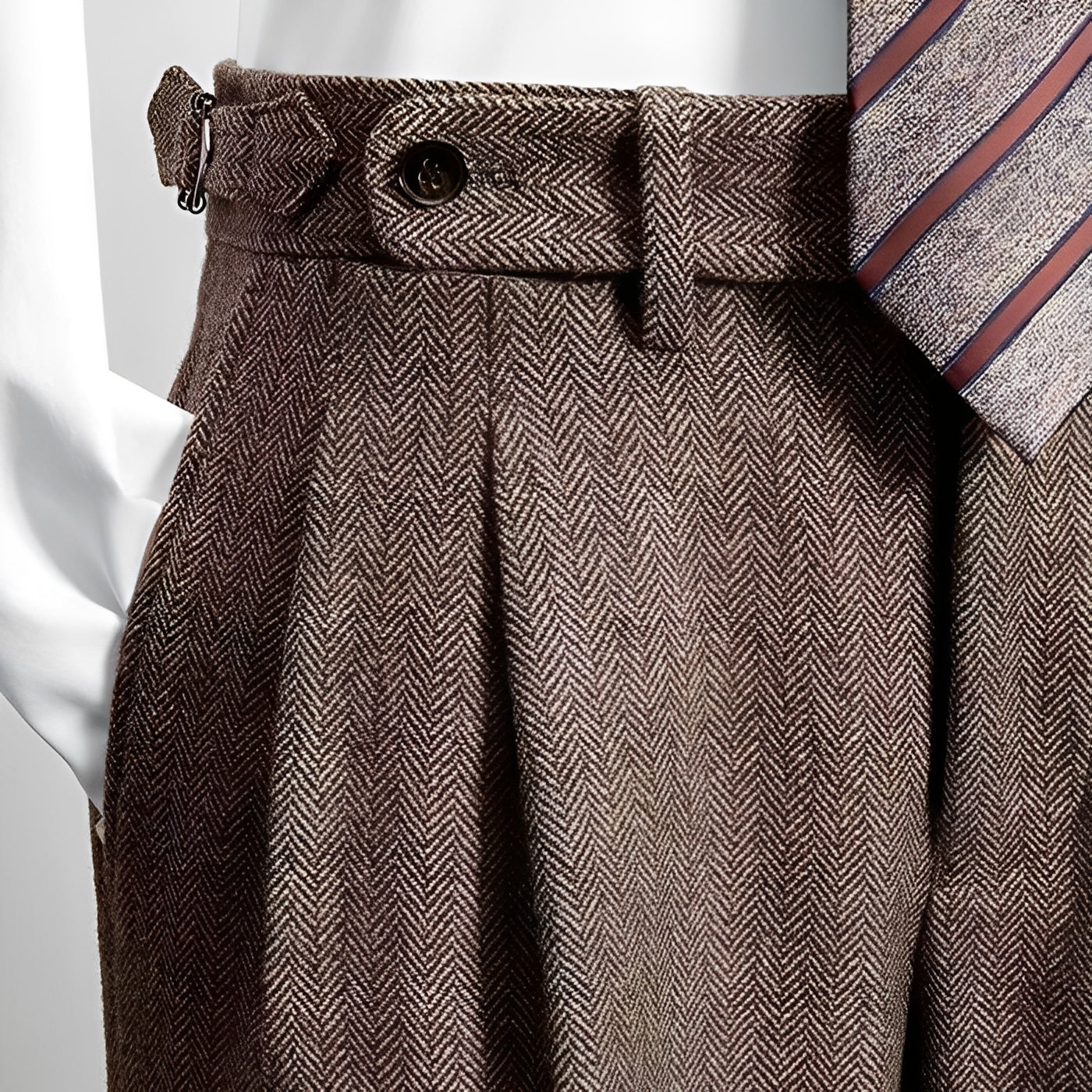 Osbert - Casual Tweed Wool Trousers for Men