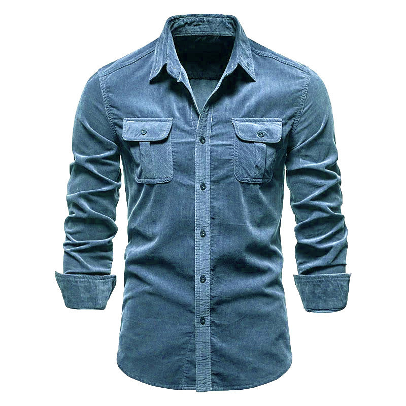 Rowen - Simple Shirt with Pockets for Men