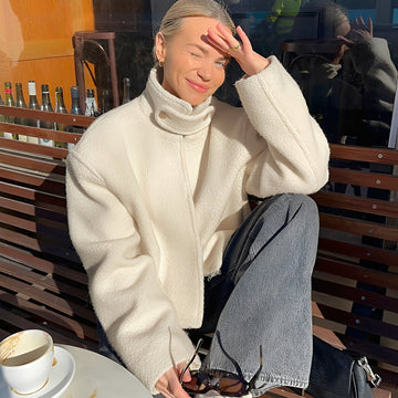 Shania - Fashionable, Casual Oversize Fleece Coat for Women