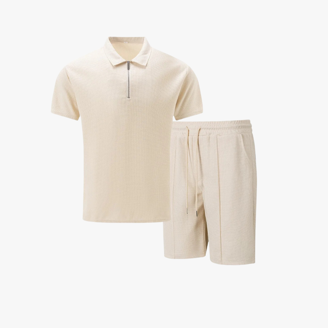 Zephyr - Men Cotton Co-ord Set Relaxed Fit