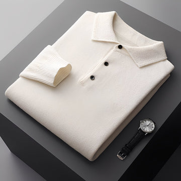 Romilly - Formal Cashmere Polo Sweater for Men