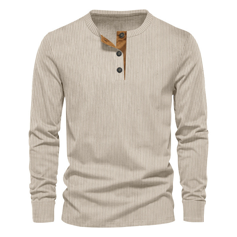 Dwaine - Casual Long Sleeve Shirt in Corduroy for Men