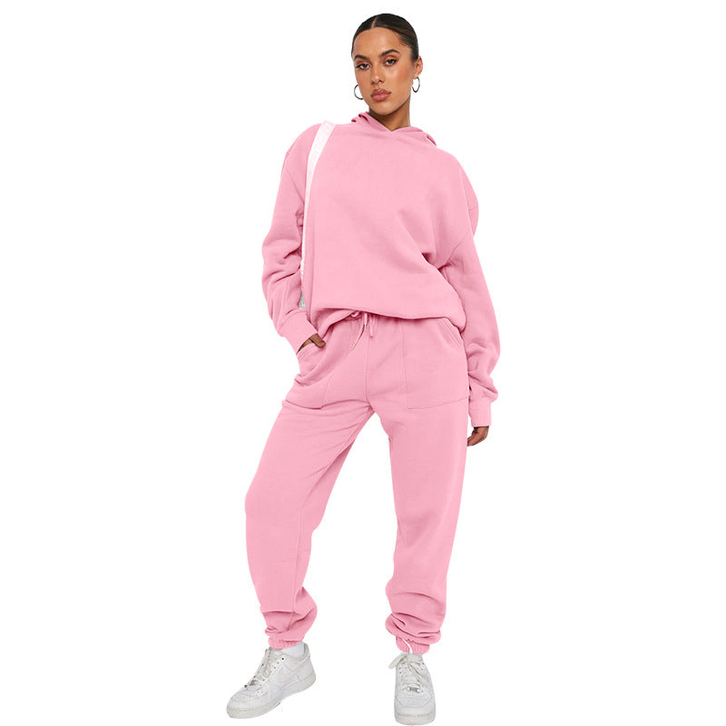 Minerva - Casual Tracksuit Set with Hood for Women