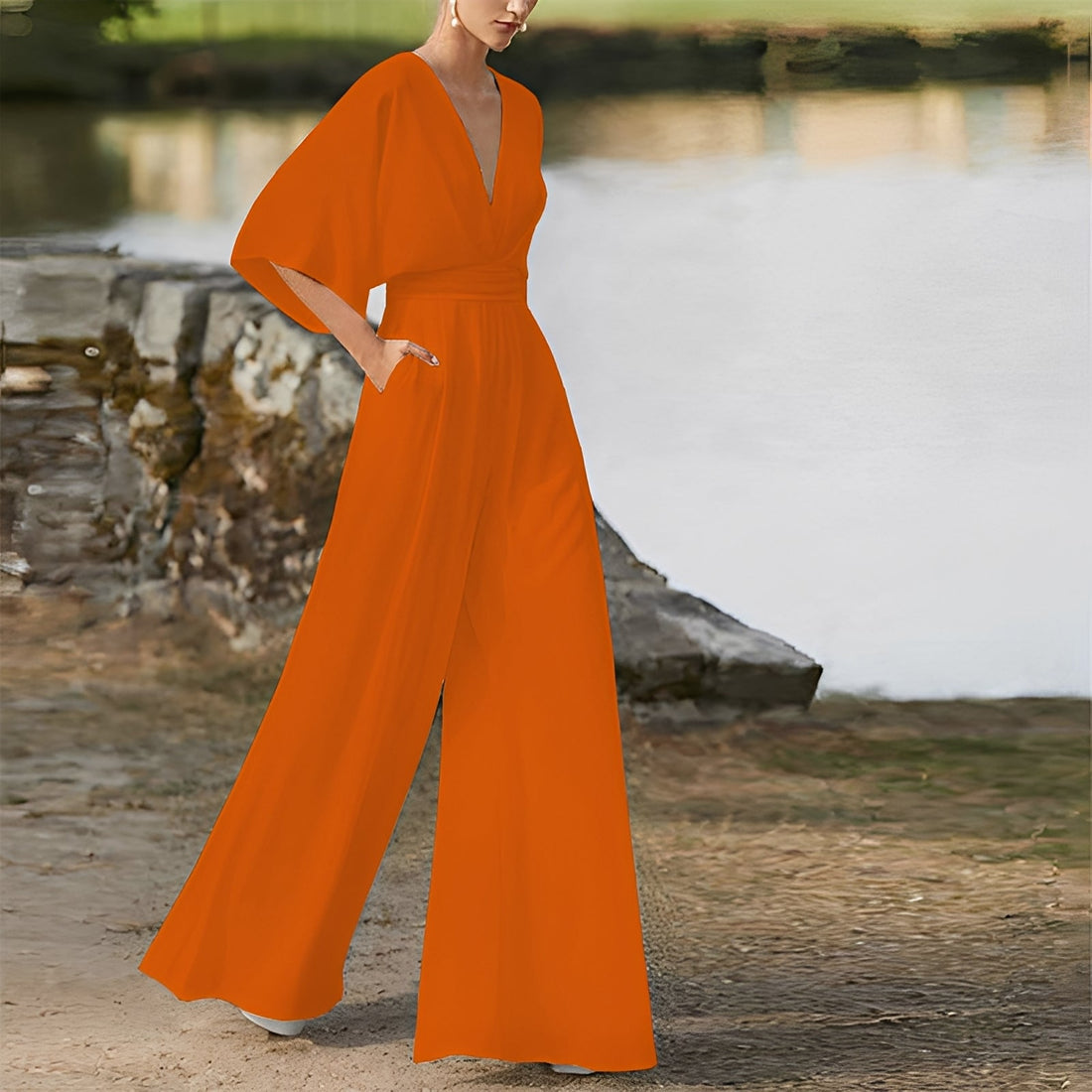 Carmella - Loose Jumpsuit with High Waist for Women