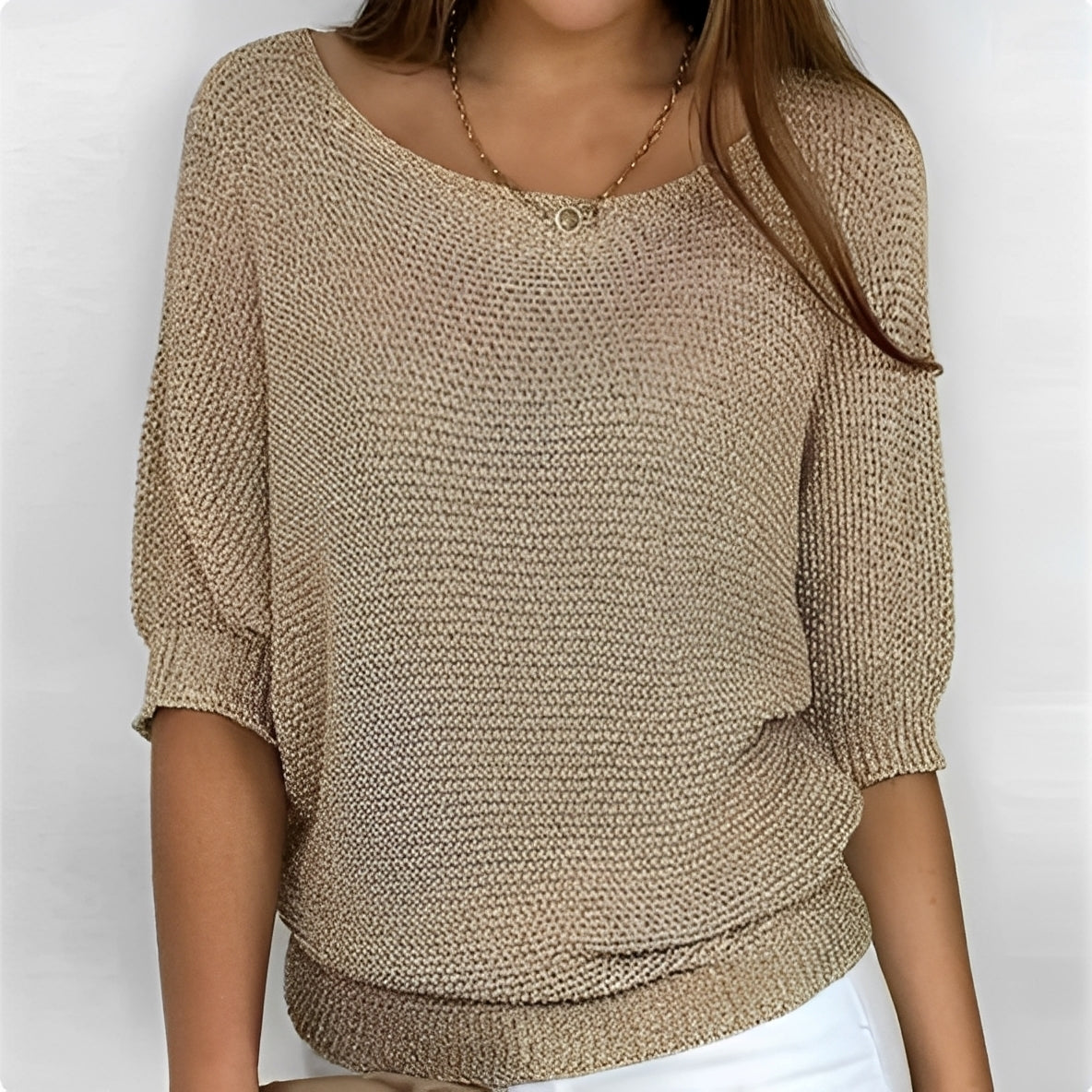 Kathleen - Comfortable, loose-fitting sweater for women
