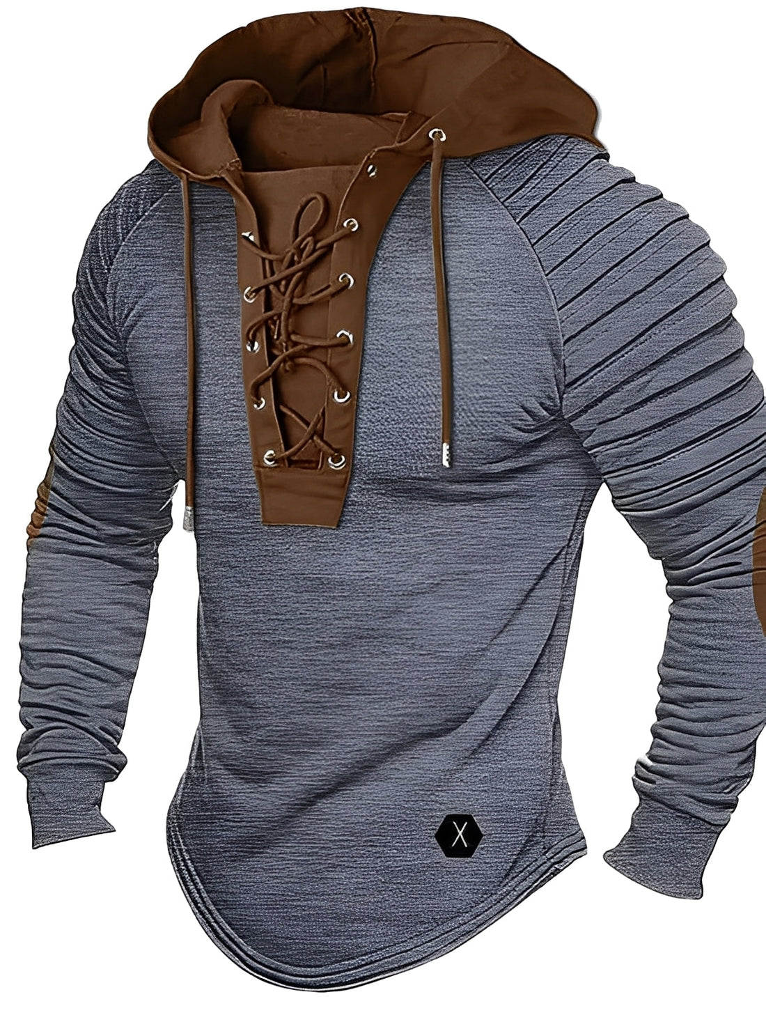 Durward - Casual Knit Sweater with Hood for Men