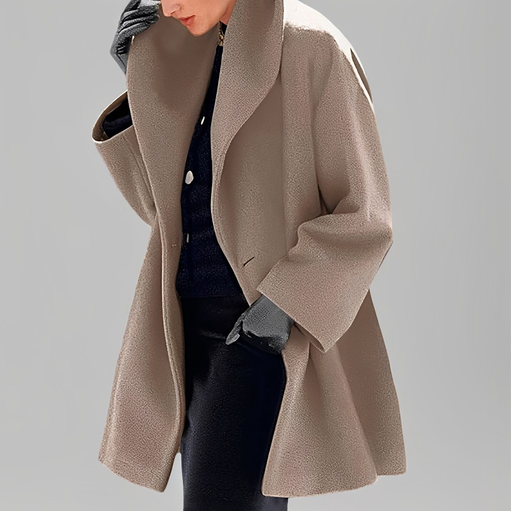 Natalia - Modern, loose-fitting wool jacket for women