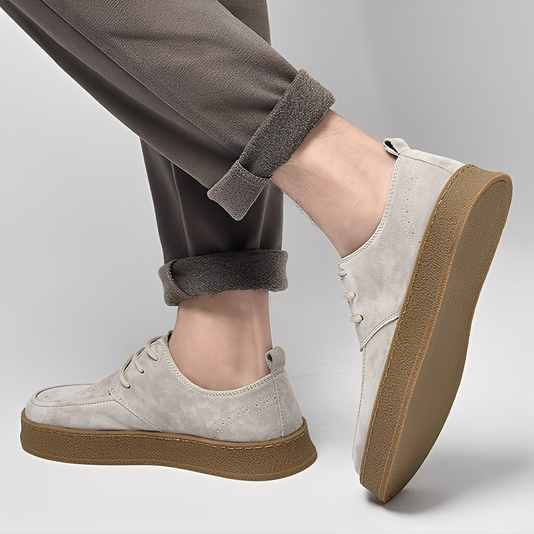 Riordan - Stylish Flat Suede Sneakers for Men