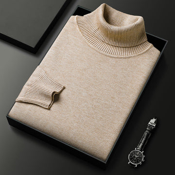 Gareth - Retro Turtleneck Sweater for Men