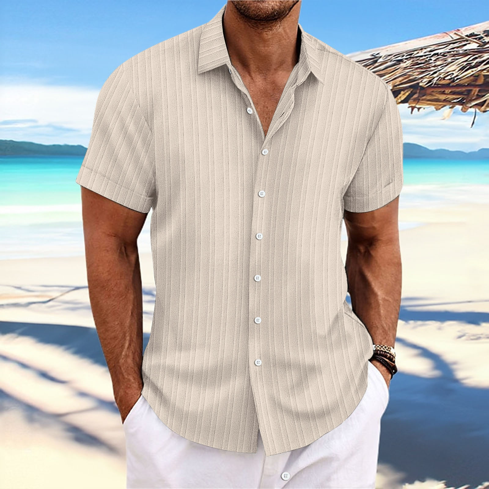 Ronan - Casual, Loose Summer Shirt for Men