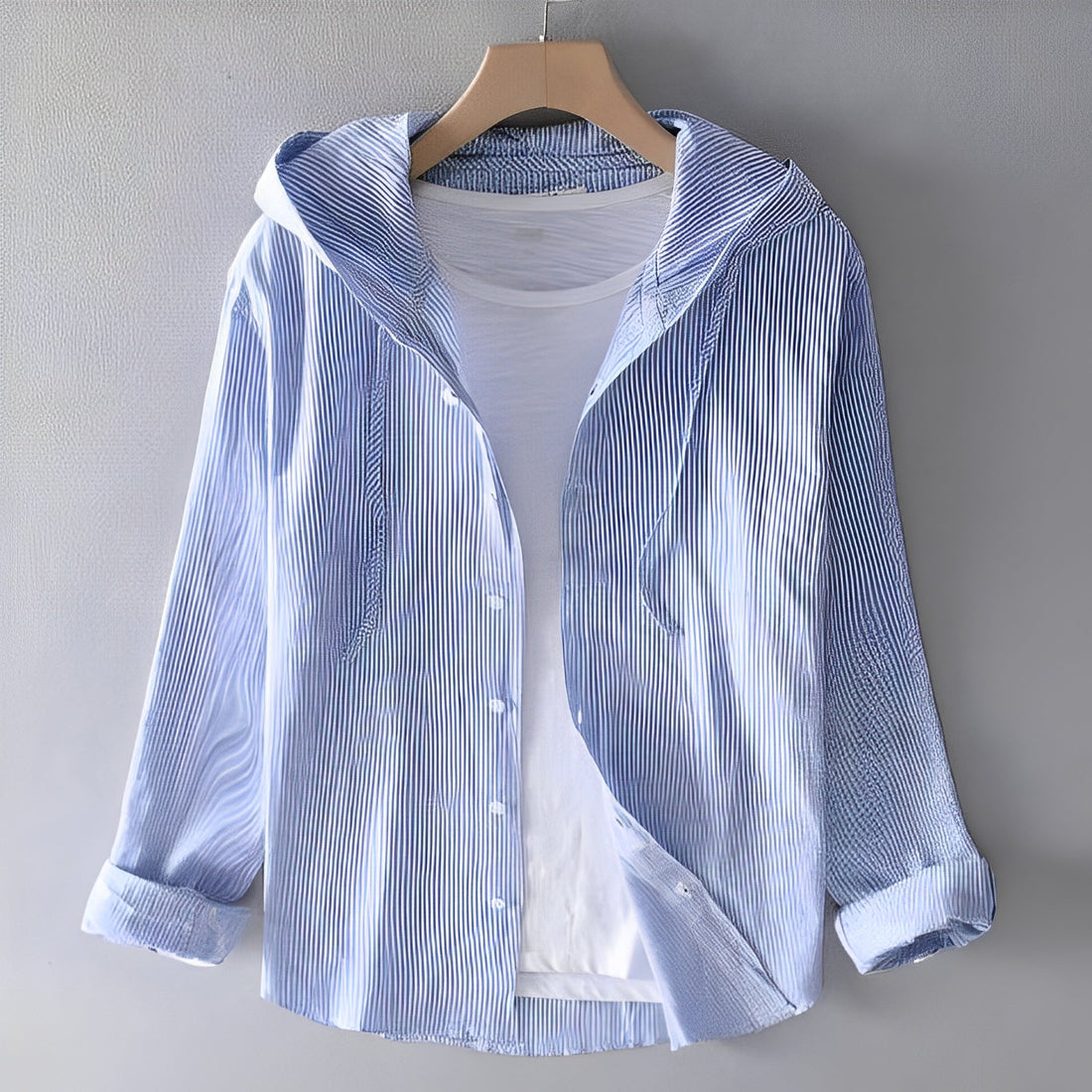 Emmerson - Casual Shirt with Hood for Men
