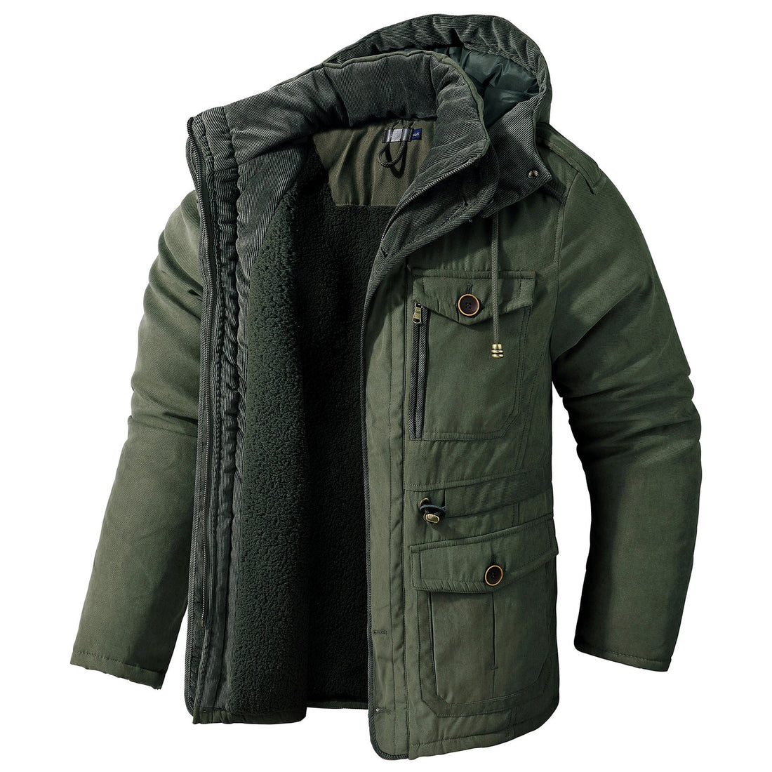 Daren - Warm Jacket with Hood for Men