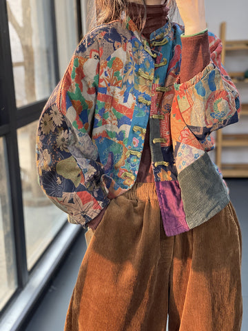 Charisse - Classic Ethnic Coat with Pockets for Women
