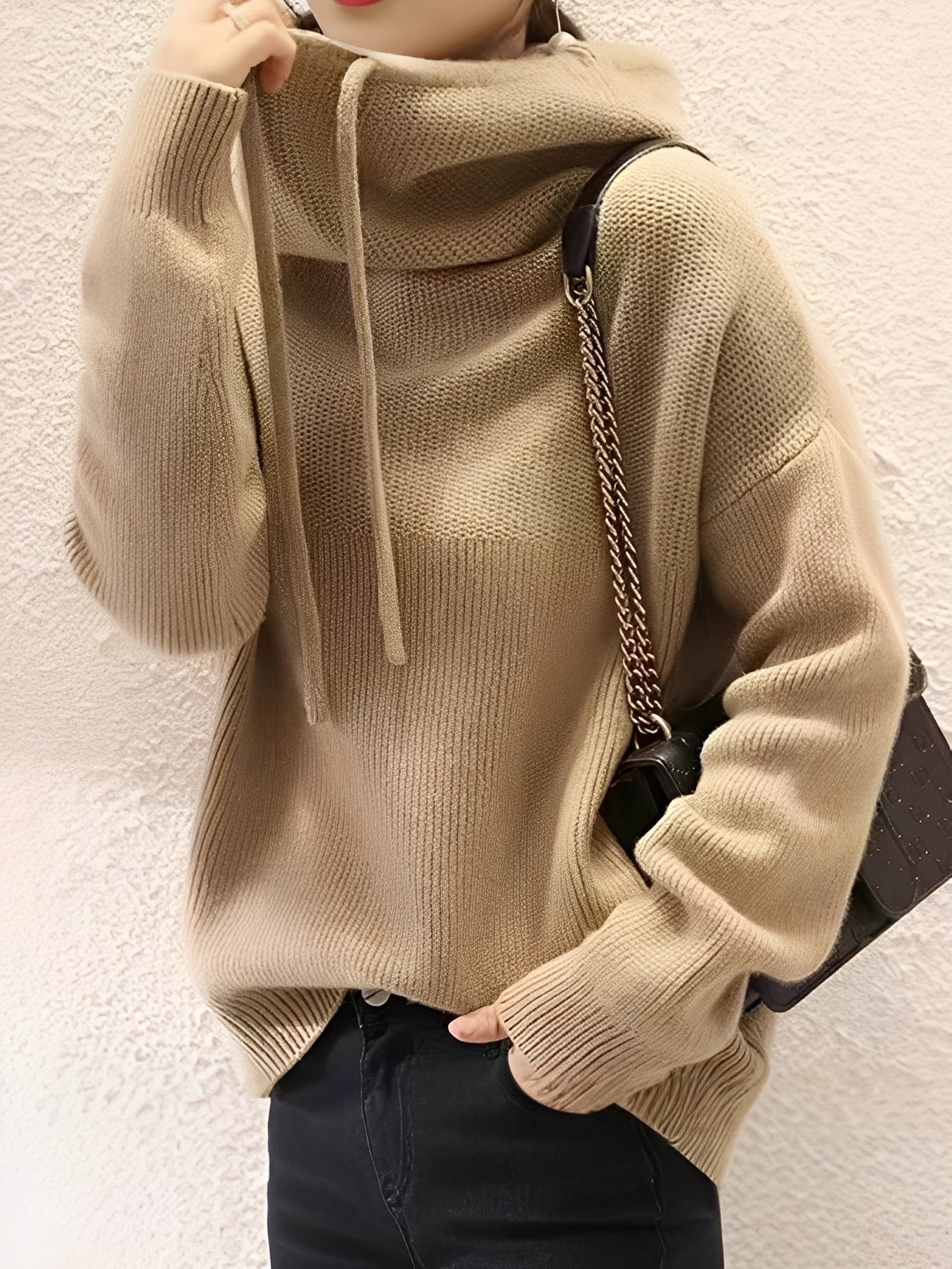 Roxane - Warm, Soft Wool Hoodie for Women