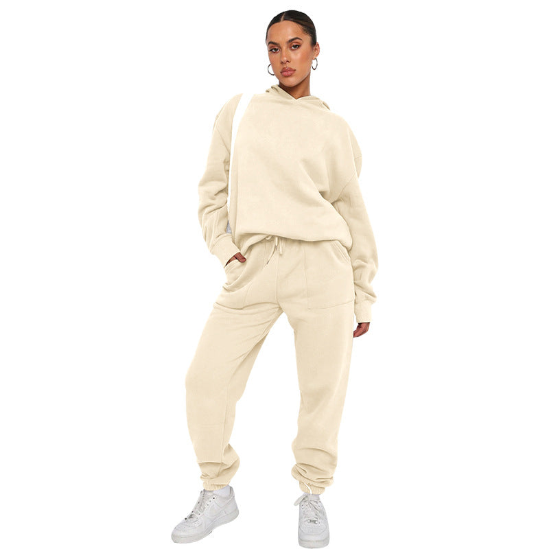 Minerva - Casual Tracksuit Set with Hood for Women