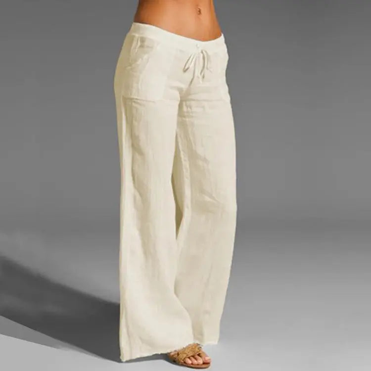 Runa - Comfortable Linen Summer Pants Women