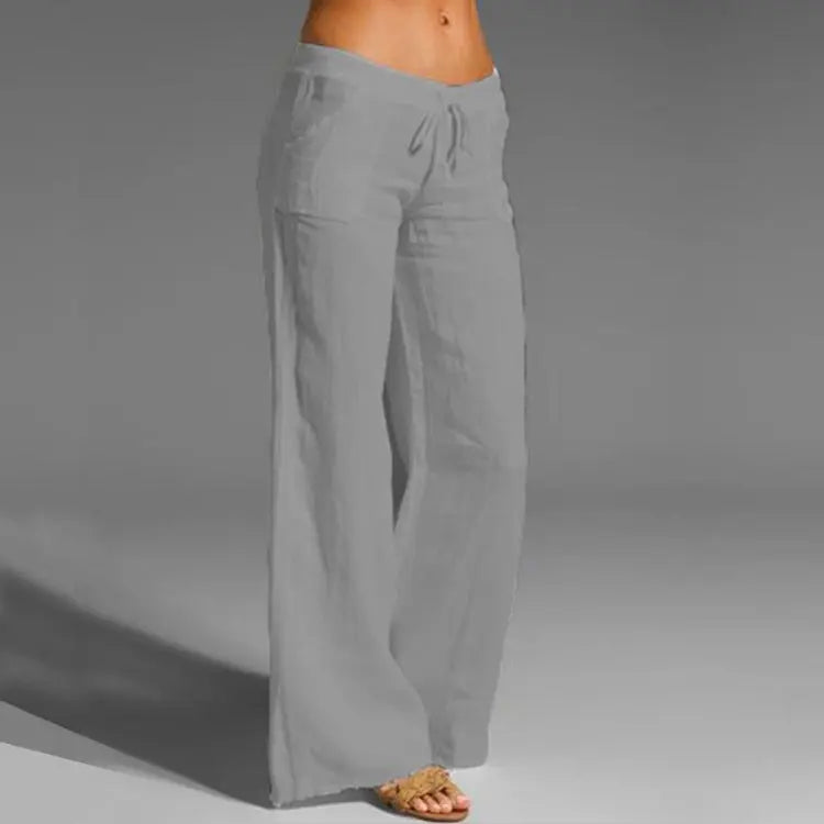 Runa - Comfortable Linen Summer Pants Women