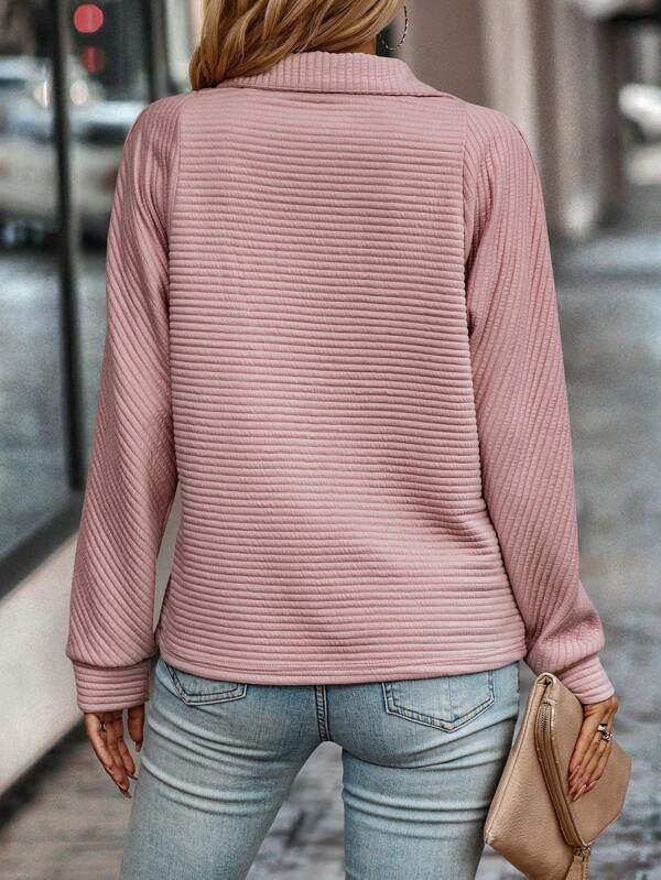 Vina – Stylish Sweater with Half Zipper