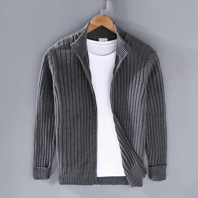 Raphael - Modern Cotton Cardigan for Men
