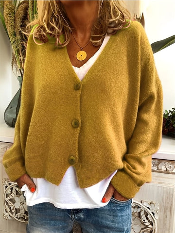 Evette - Casual Cardigan with Buttons for Women