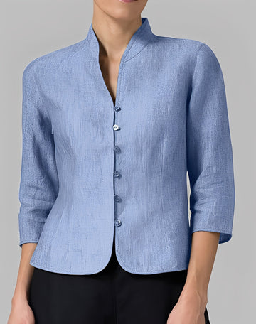 Lolicia - Casual Blouse with Three-Quarter Sleeves for Women