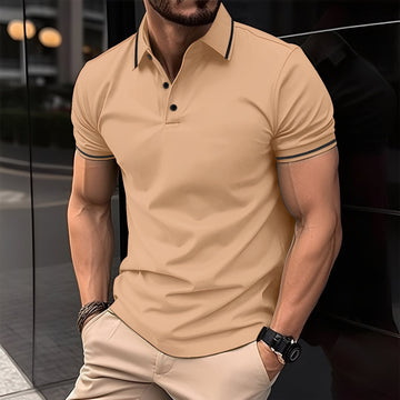 Mervyn - Casual, Short-Sleeve Sport Polo Shirt for Men