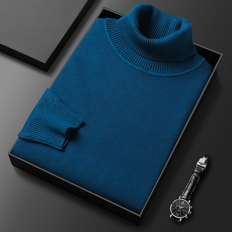 Gareth - Retro Turtleneck Sweater for Men