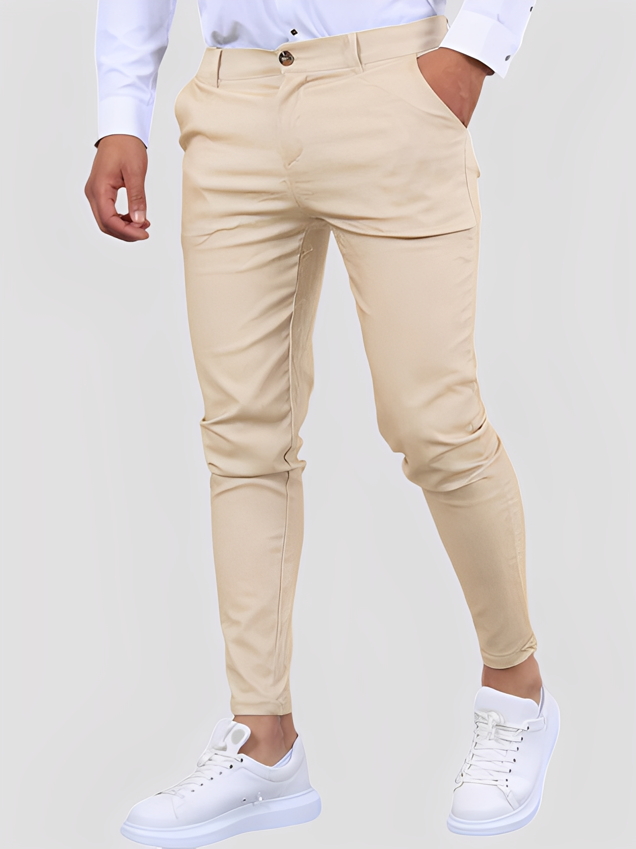 Shelton - Casual Stretch Pants with Slim Fit for Men