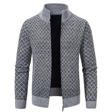 Gerald - Stylish Plaid Jacket with Zipper for Men