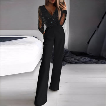 Morgana - Elegant jumpsuit with wide leg for women
