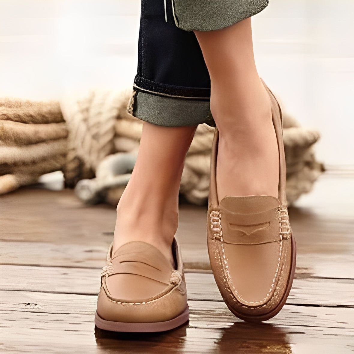 Shania - Casual, Simple Slippers for Women