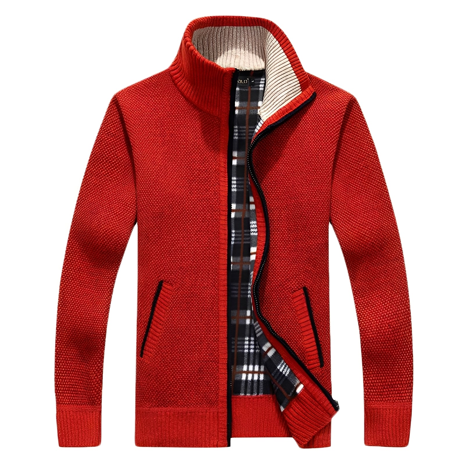 Malinda - Stylish Cardigan with Soft Fleece Lining for Men