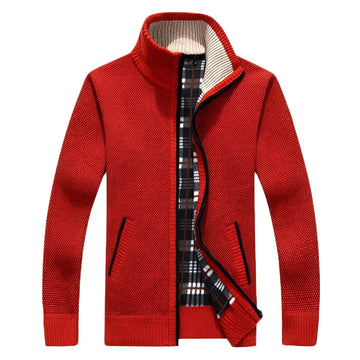Malinda - Stylish Cardigan with Soft Fleece Lining for Men