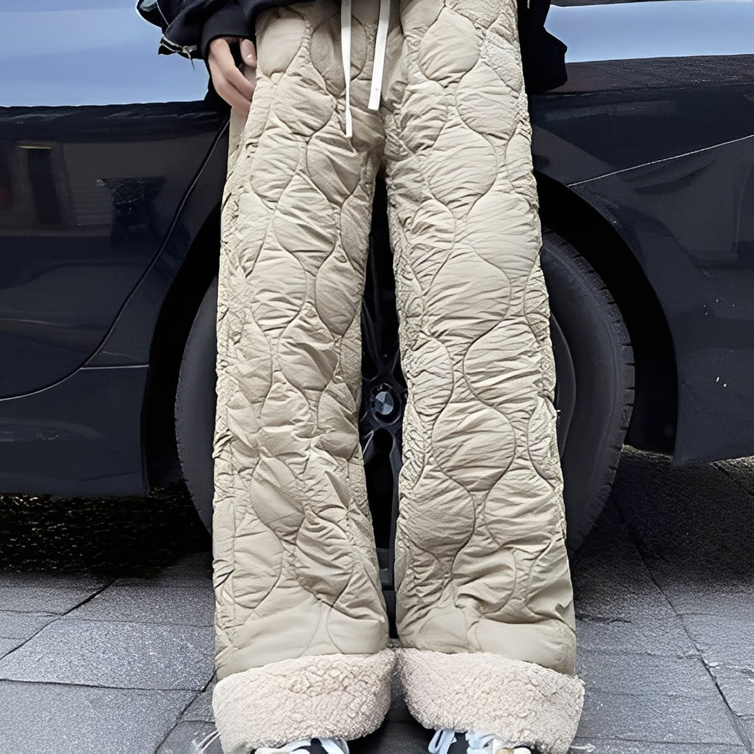 Charles - Warm, Padded Fleece Pants for Men