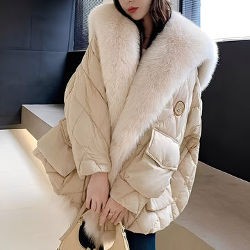 Marjorie - Fashionable Down Jacket with Fur Collar for Women