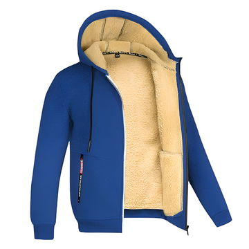 Davin - Casual Fleece Jacket with Hood for Men