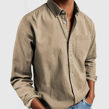 Raynard - Simple Long Sleeve Shirt for Men