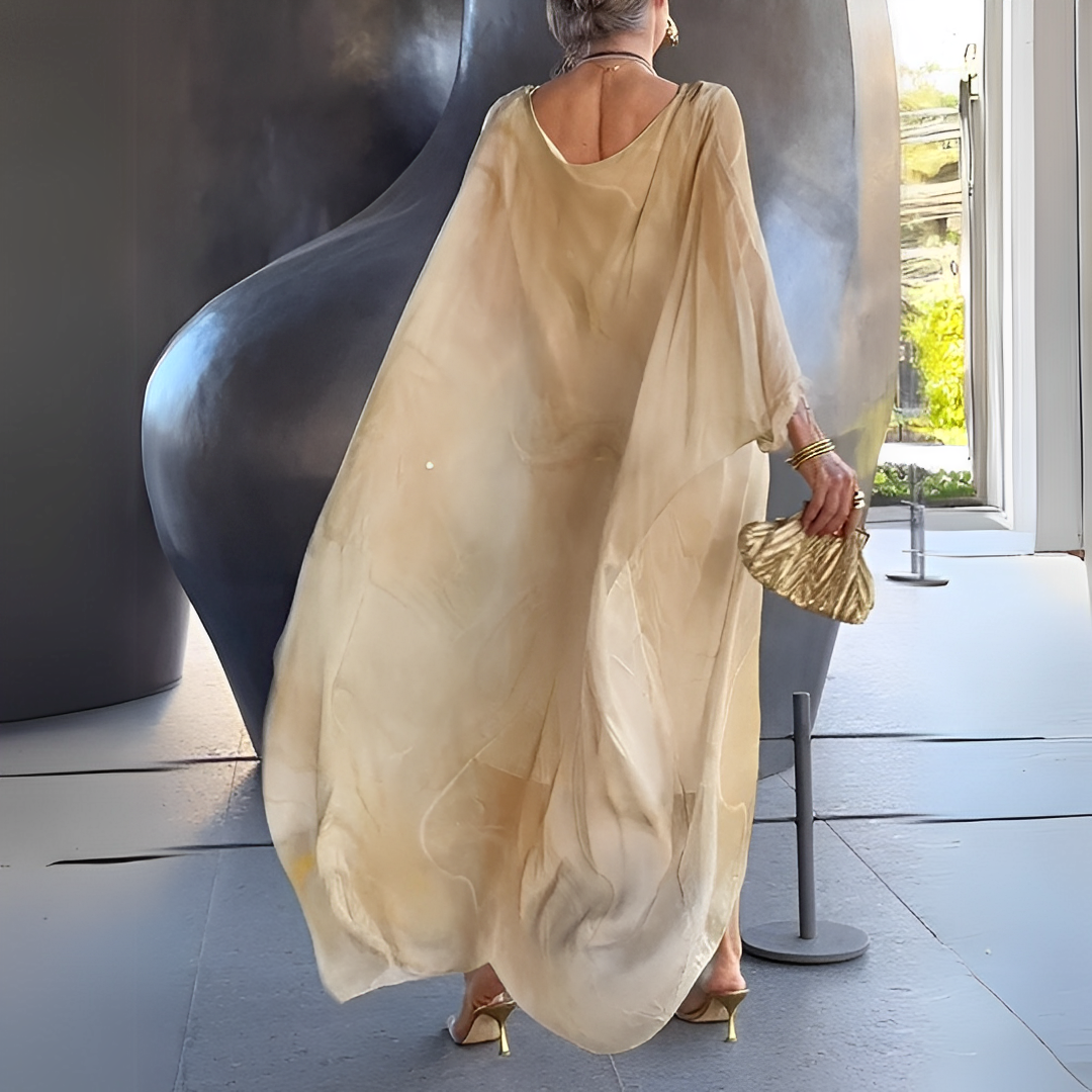 Emory - Modern Silk Chiffon Dress for Women