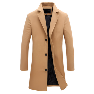 Peyton - Formal Winter Coat Made of Wool for Men