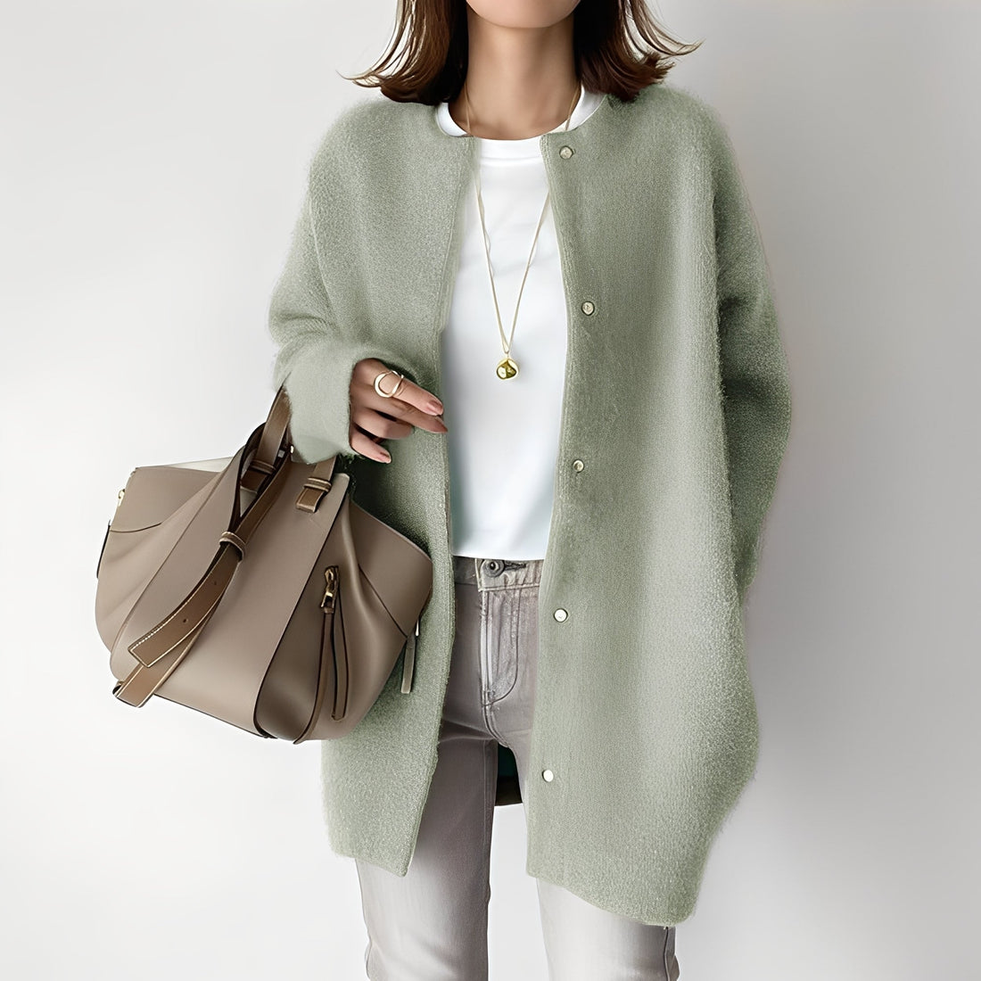 Dahlia - Stylish, loosely fitting cardigan for women