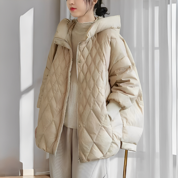 Abigail - Casual Winter Down Coat with Zipper for Women