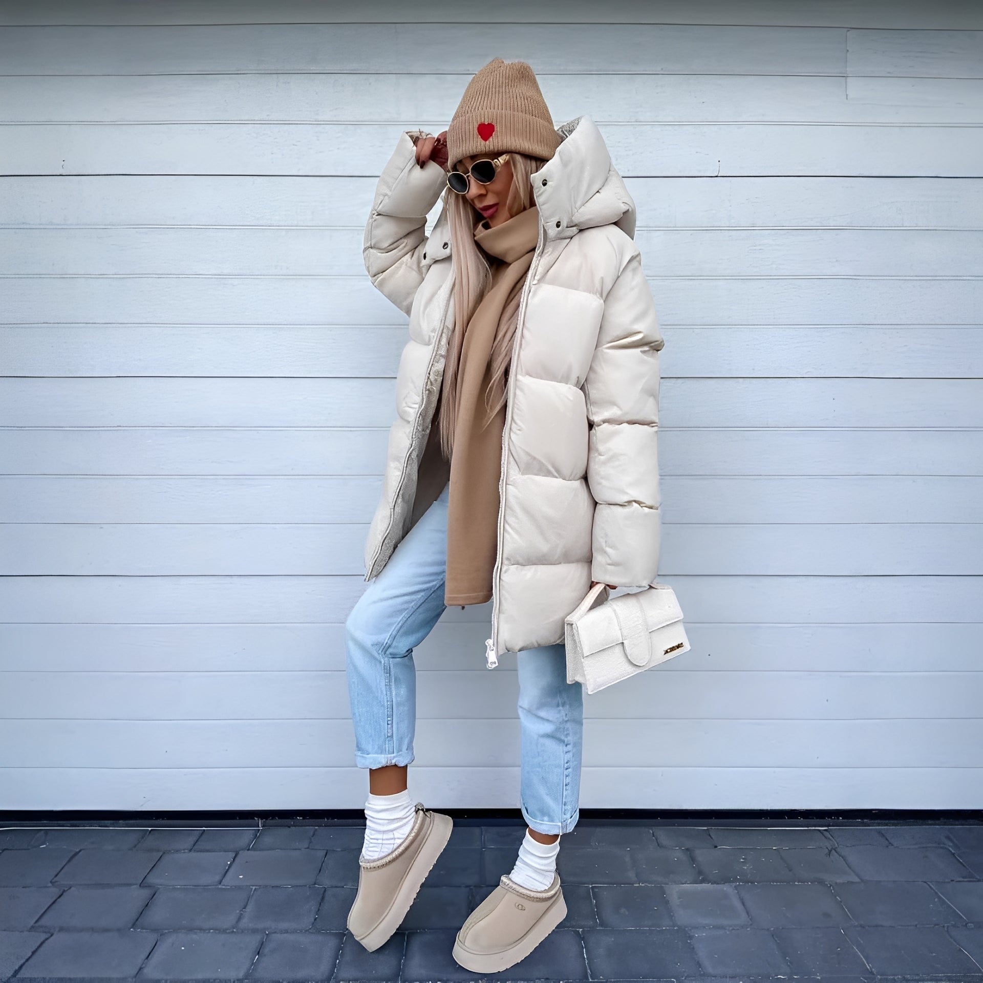 Catharine - Elegant, Padded Parka Jacket for Women