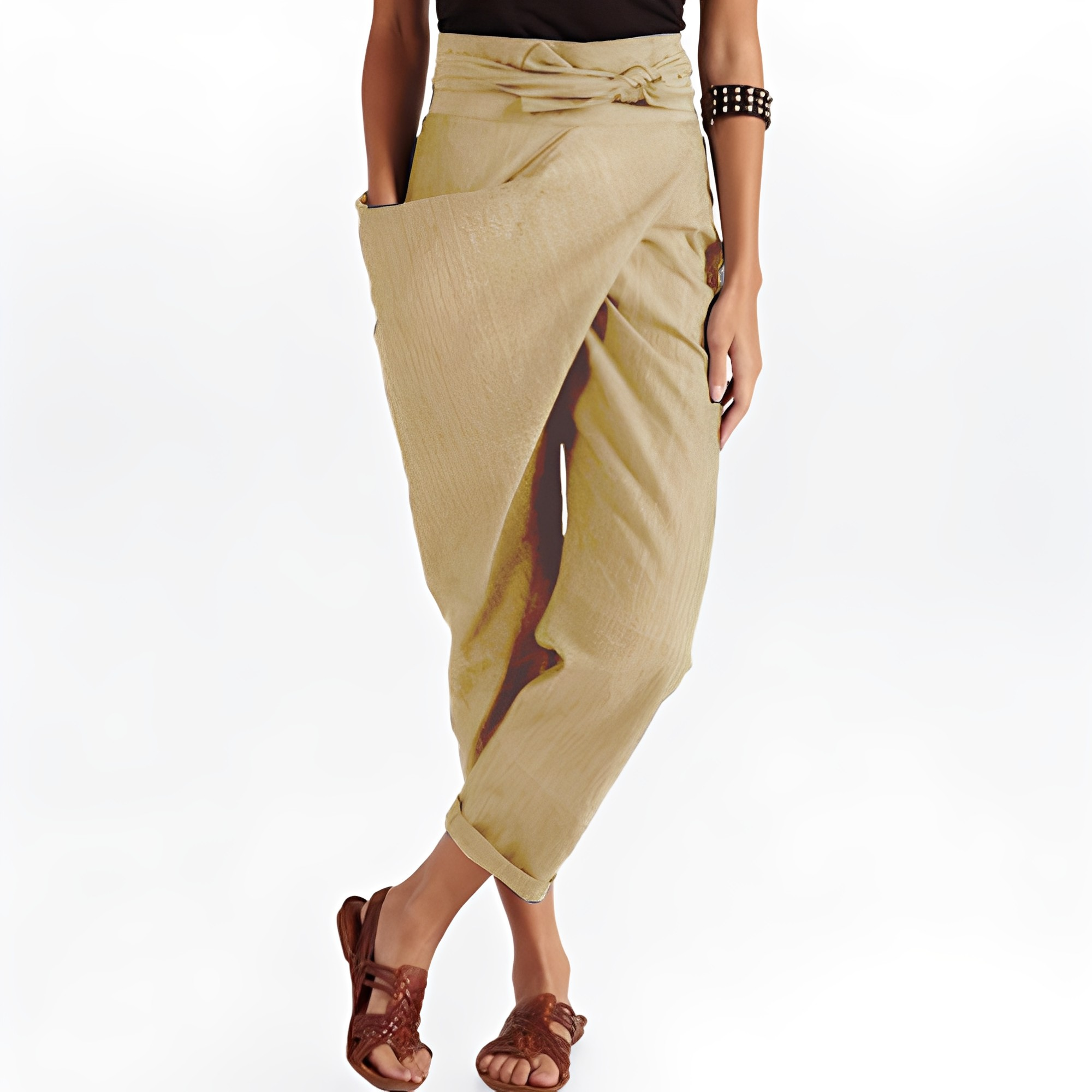 Courteney - Casual Harem Pants with High Waist for Women