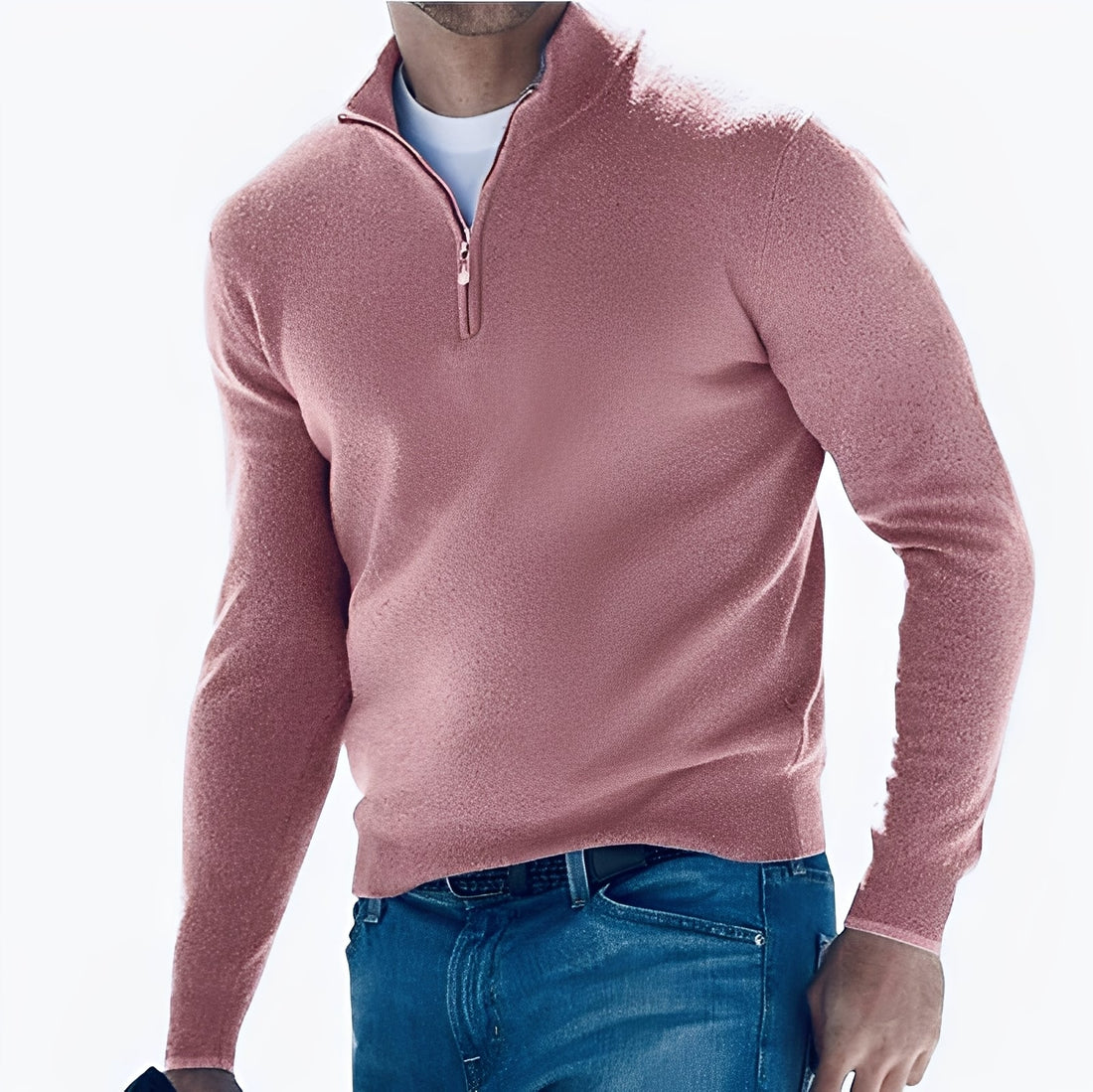 Nash - Casual Sweater with Zipper for Men