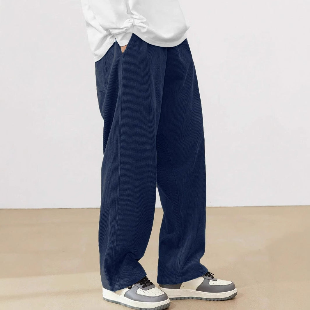 Kenrick - Straight Cut Corduroy Pants for Men