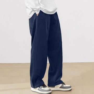 Kenrick - Straight Cut Corduroy Pants for Men