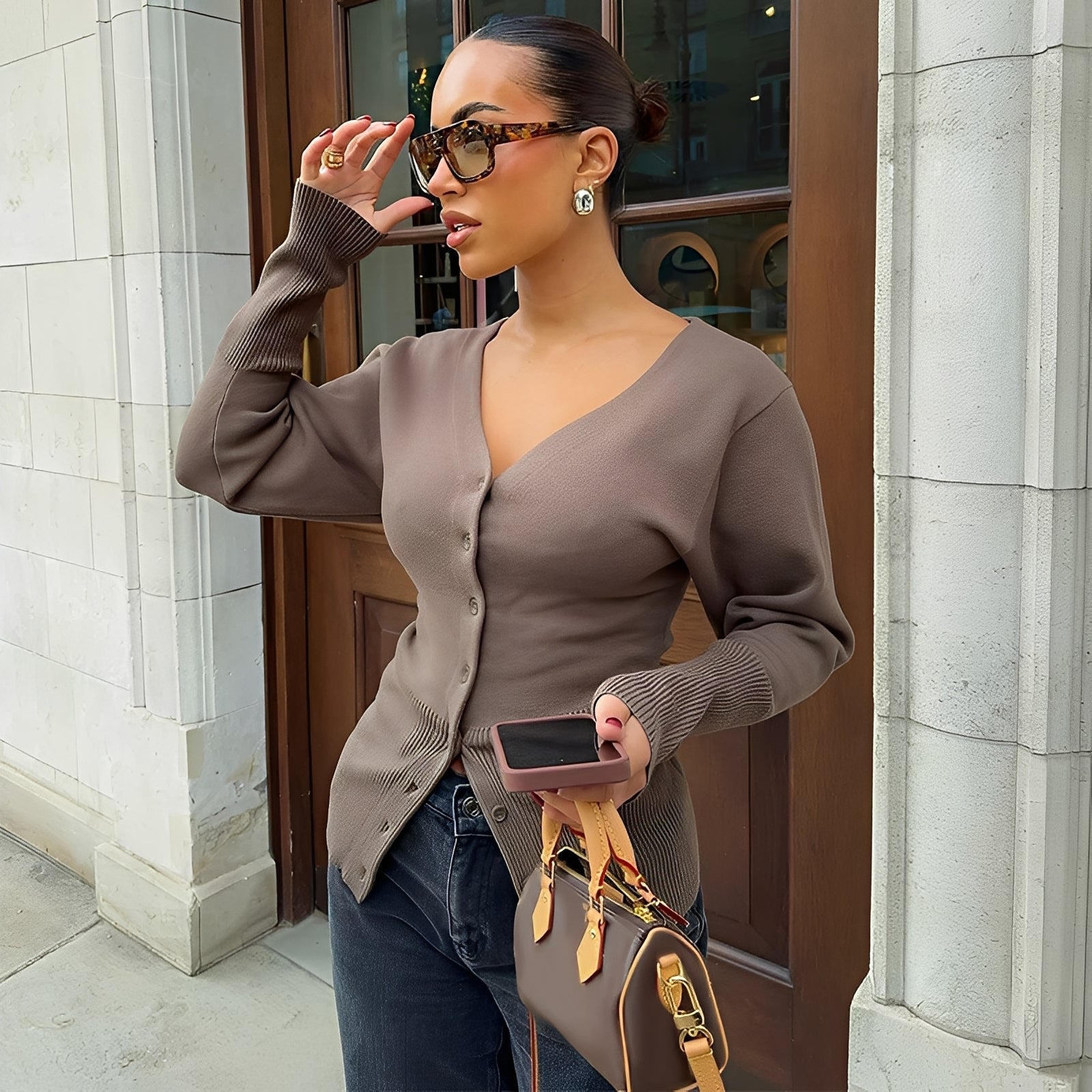 Deziree - Stylish, Slim Fit Cardigan Coat for Women
