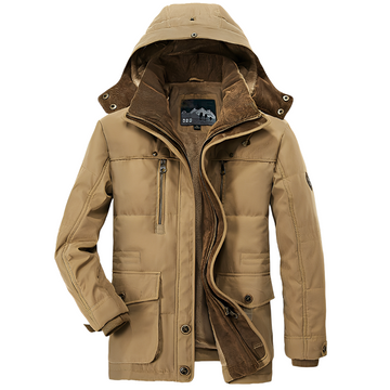 Tyrone - Warm, Thick Jacket with Hood for Men