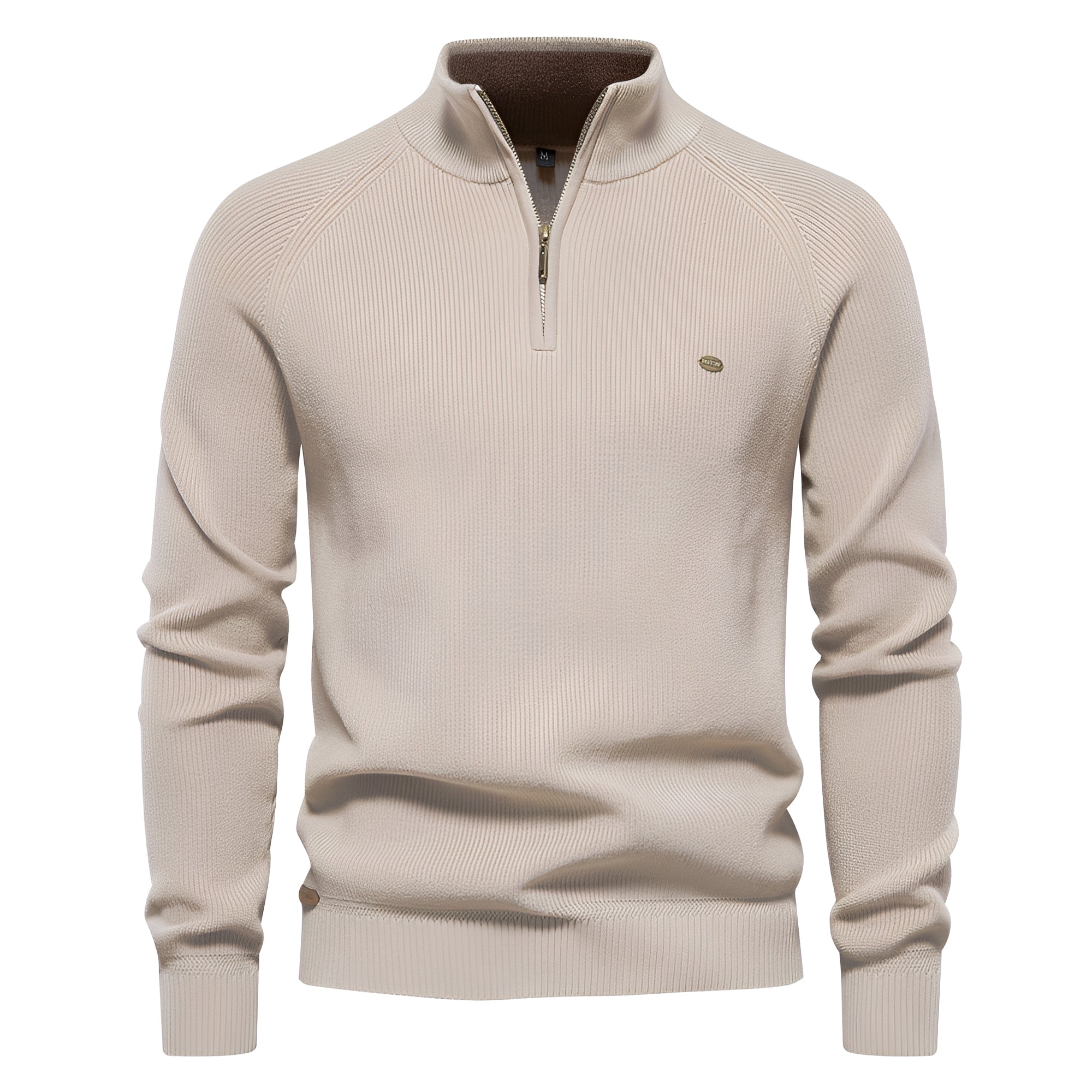 Royston - Casual Sweater with Quarter Zip for Men